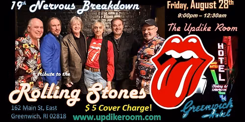 Rolling Stones tribute, 19th Nervous Breakdown, at the Updike Room (Greenwich Hotel)