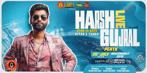 Harsh Gujral Live in Perth - 2026 \ud83e\udd29\ud83e\udd29