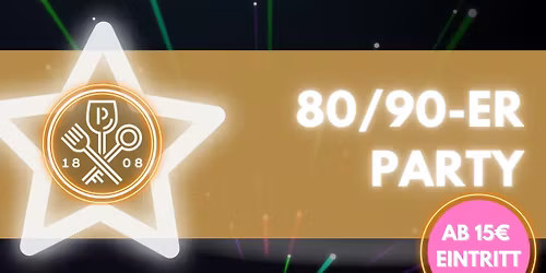 \ud83c\udf89 80er\/90er Party im Patentkrug
