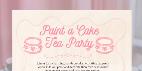 Paint A Cake Tea Party! 🌸<svg xmlns=