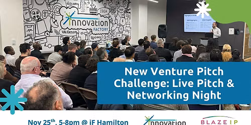New Venture Pitch Challenge: Live Pitch and Business Networking Night