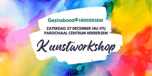 Kunstworkshop voor duo's: (klein-)kind en (groot-)ouder