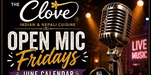 Friday Open Mic at Clove