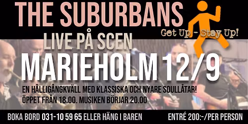 The Suburbans spelar p\u00e5 S\/S Marieholm
