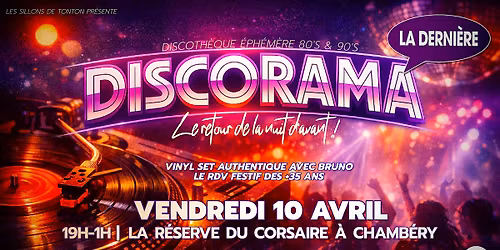 DISCORAMA "La Derni\u00e8re"