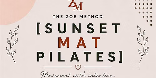 Free Sunset Mat Pilates