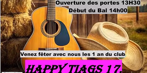 Voici la date de notre premier bal pour les 1 an du club  . 