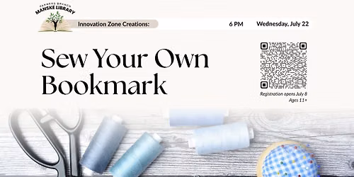 Innovation Zone Creations: Sew Your Own Bookmark