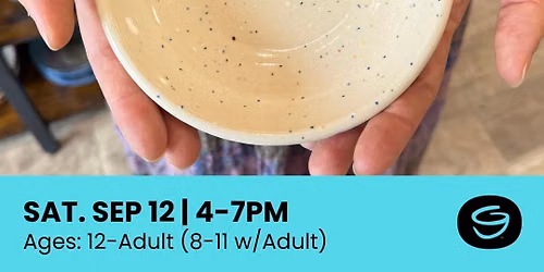 Throwing with Sprinkles: An Intro to Pottery Wheel Class | Sat Sep 12th 4-7pm