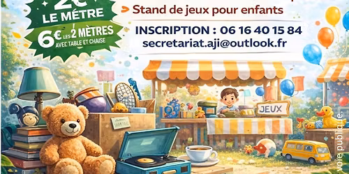 Vide grenier Association AJI