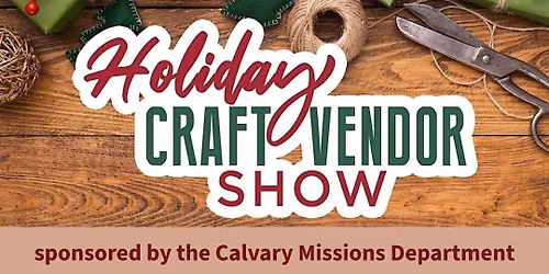Berry Golden Gifts at Holiday Craft Vendor show Calvary Church