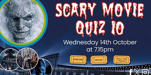 Scary Movies Quiz Night