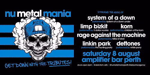 NU METAL MANIA | "Get down with the tributes!" | Amplifier Bar, Perth WA