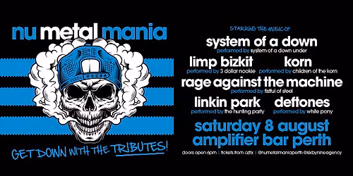 NU METAL MANIA | "Get down with the tributes!" | Amplifier Bar, Perth WA