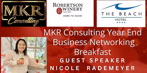 MKR Consulting Annual Year End Business Networking Breakfast 
