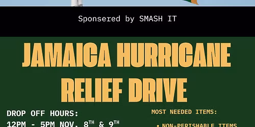 Hurricane Melissa Relief Drive