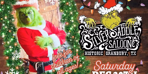 Pictures with Cowboy Grinch at Silver Saddle Saloon!