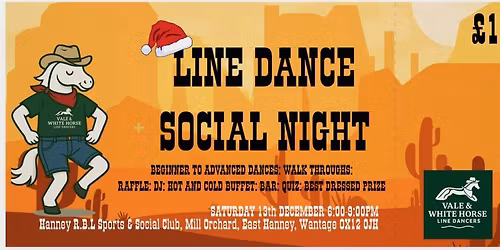 Line Dance Social Night: Vale and White Horse Line Dancers