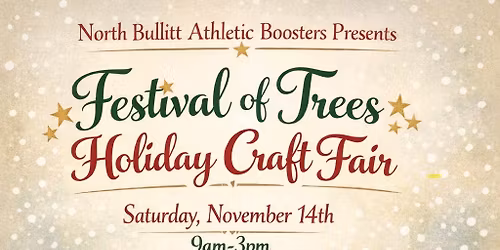 SAVE THE DATE! Festival of Trees Holiday Craft Fair 2026