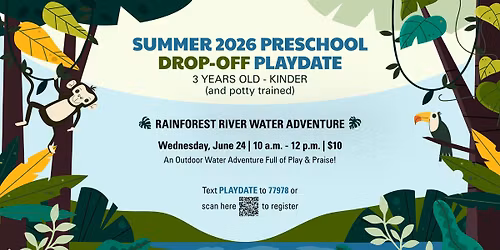 Rainforest River Adventure Preschool Playdate