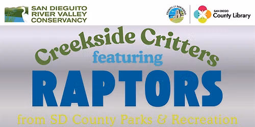 SDRVC Creekside Critters Bird of Prey with SD county Parks and Recreation