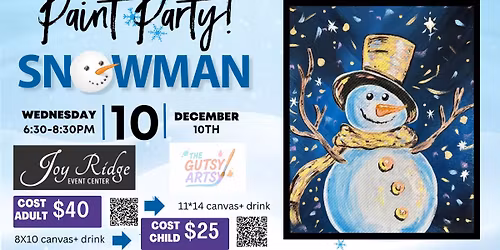 Snowman Painting Party
