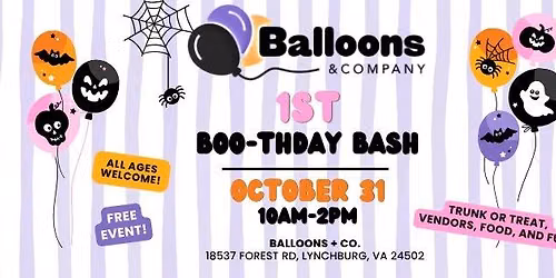Balloons + Co's 1st Boo-thday Bash!