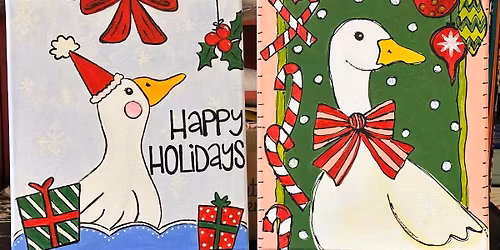 Christmas Goose Painting Friday