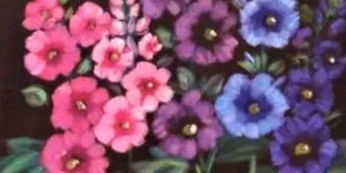 Paint Nite Event- "Heirloom Hollyhocks"