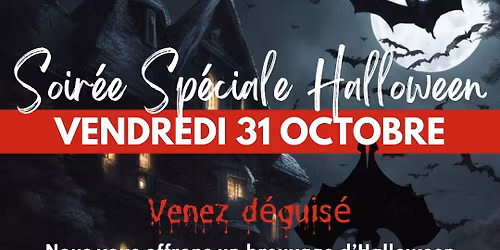 Soir\u00e9e Sp\u00e9ciale Halloween \u00e0 la Gar\u00e7onni\u00e8re