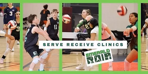 Emerald Rain Serve Receive Volleyball Skills Clinics