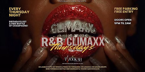 Climaxx R&B Thursdays