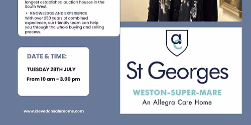 Valuation Event at St Georges Nursing Home with Clevedon Sale Rooms