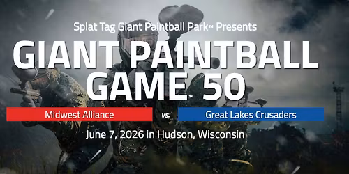 \u201cARMAGEDDON\u201d Giant Paintball Game\u2122\ufe0f 50 * 400 players