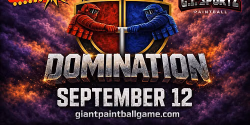 Giant Paintball Game\u2122\ufe0f 51 "DOMINATION"