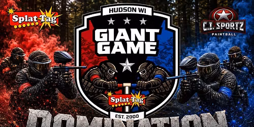 Giant Paintball Game\u2122\ufe0f 51 "DOMINATION"