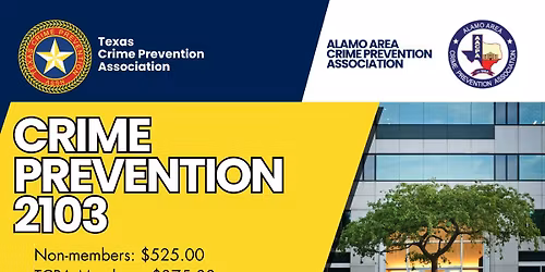 Crime Prevention 2103 (CPTED)