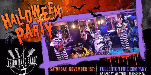 Third Hand Band debut @ Fullerton Fire Co.  (Fullerton Fire Co.   Halloween Party)
