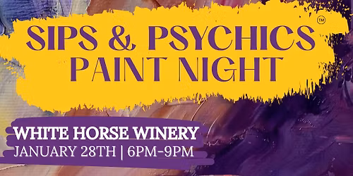 Psychic Paint Night at White Horse Winery