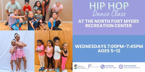 Hip Hop Dance Class at the North Fort Myers Recreation Center | Ages 5-12 | North Fort Myers