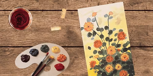 Paint and Sip: Monet's Dahlias