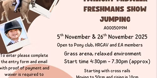 Freshman\u2019s Twilight Midweek Show Jumping 