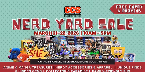 CCS Nerd Yard Sale VI