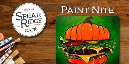 Paint Nite: Halloween Cheeseburger