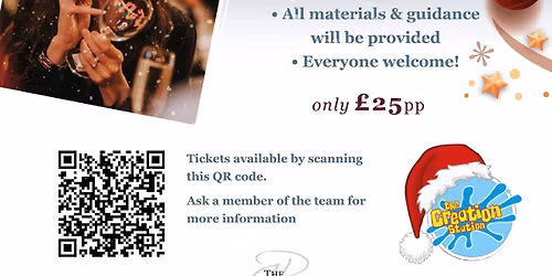 Festive glass painting 