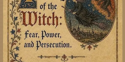 Dr Debora Moretti Talk.\n The Making of the Witch: Fear, Power, and Persecution. 