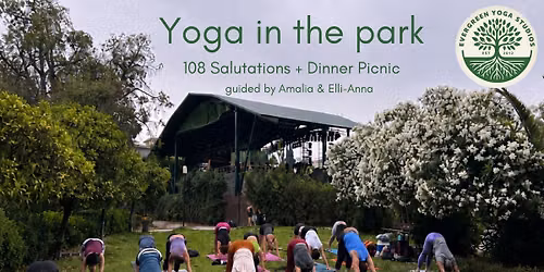 Yoga in the park \ud83c\udf1e Summer Solstice with 108 Sun Salutations