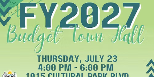 Fiscal Year 2027 Budget Town Hall