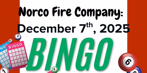 Norco Fire Company's Bingo