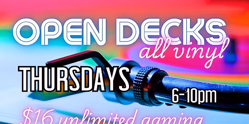 Open Decks: All Vinyl